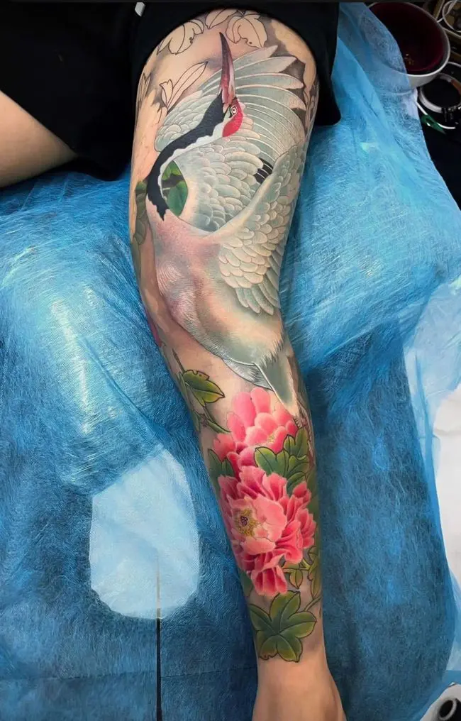 Mosquito Bites and Bug Spray on a Healing Tattoo