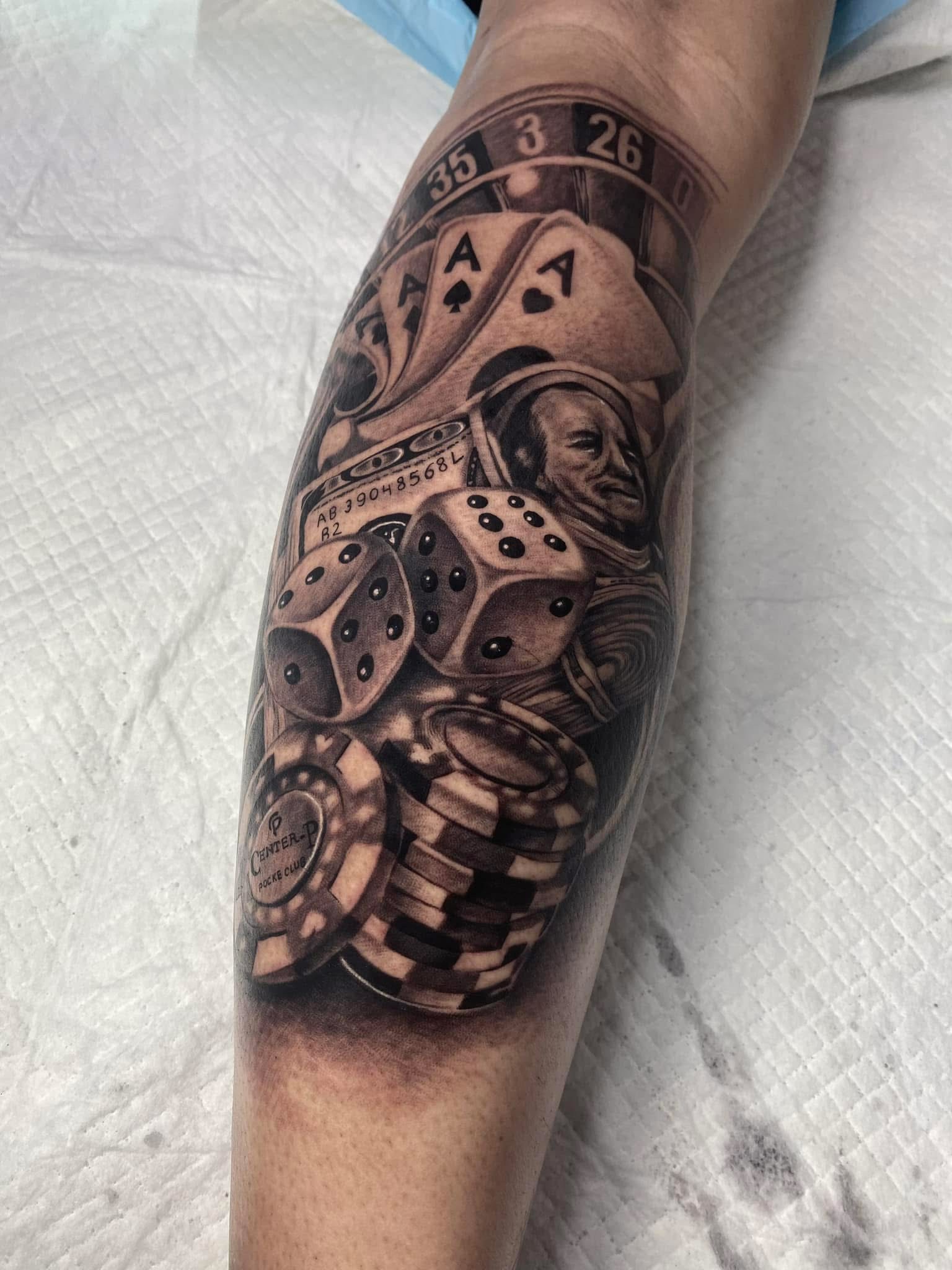 Tattoo work by Lam