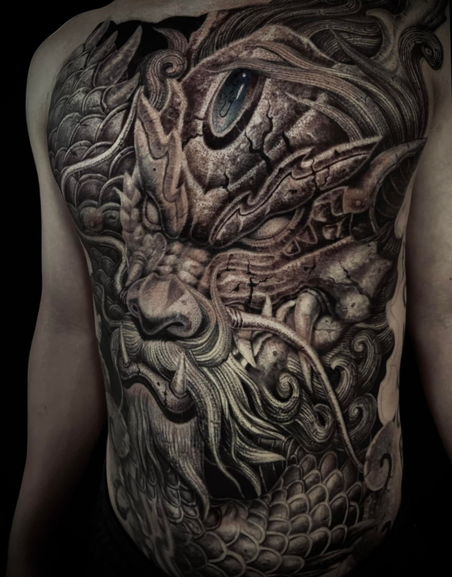 Tattoo work by Tien