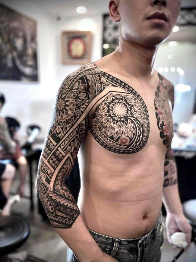 Tattoo work at GOAT Tattoo Studio