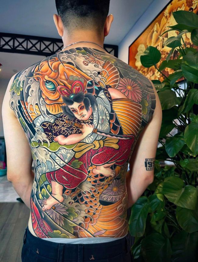 Tattoo work at GOAT Tattoo Studio